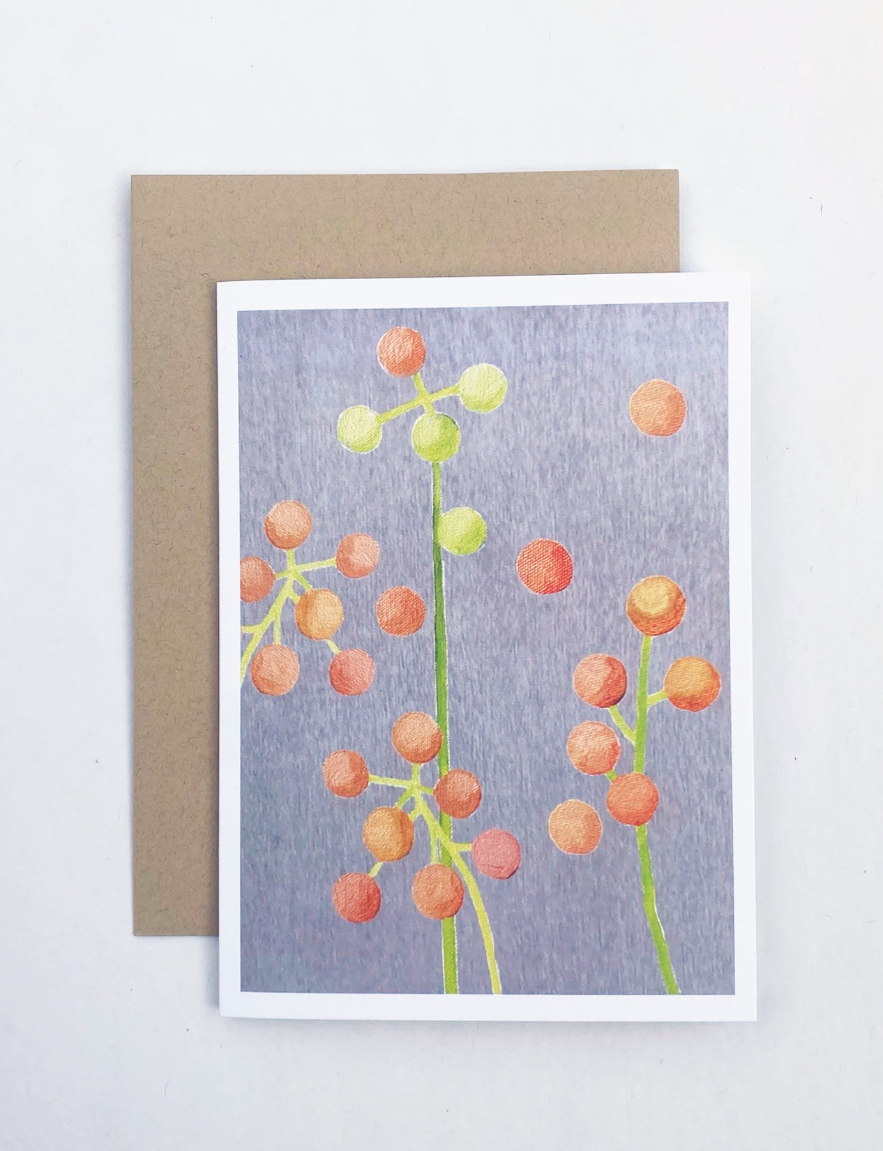 💚 Notecard: Brunia on Grey