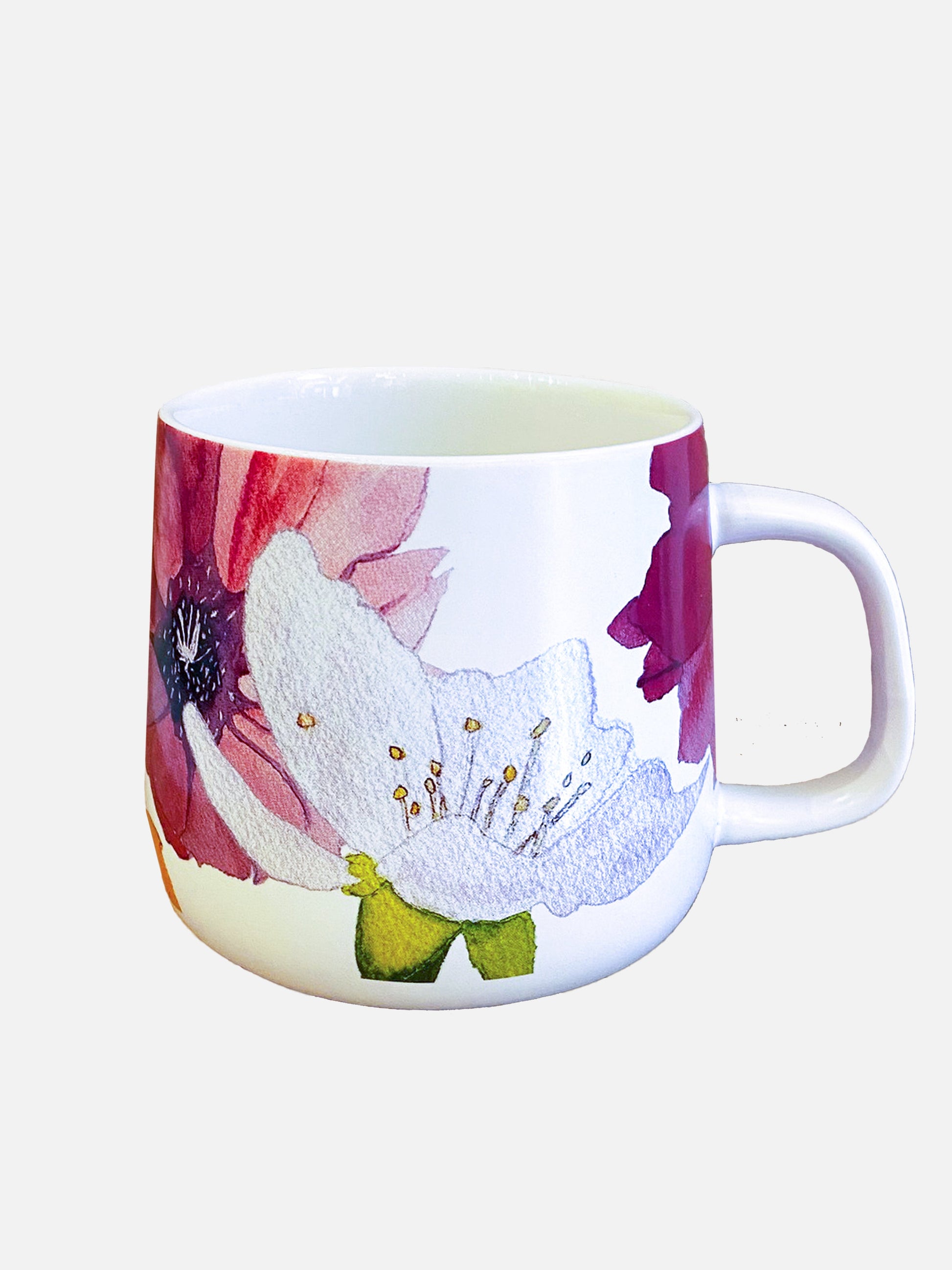 💚 Porcelain Mug:  Cactus Flowers