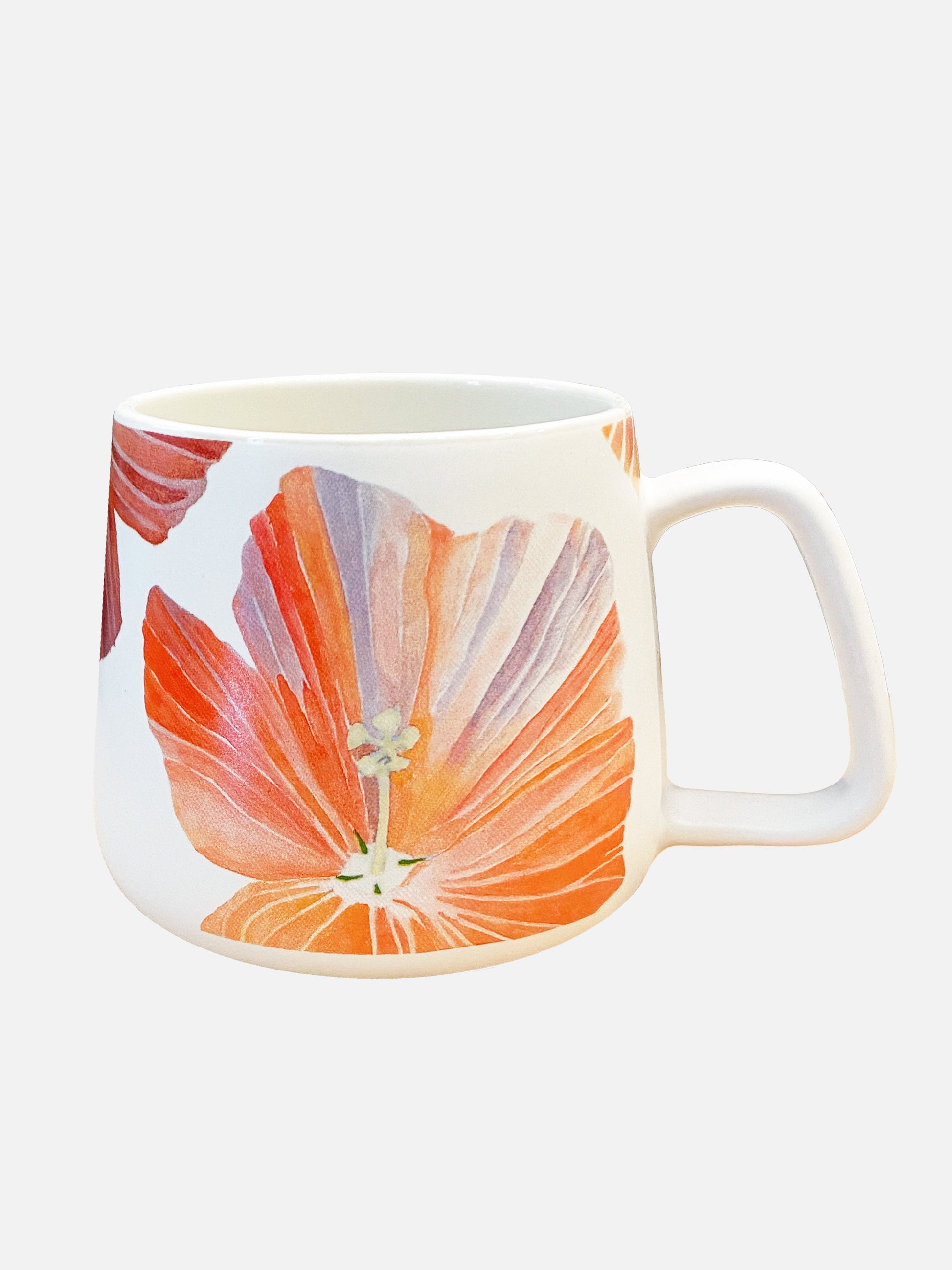 💚 Porcelain Mug:  Hibiscus