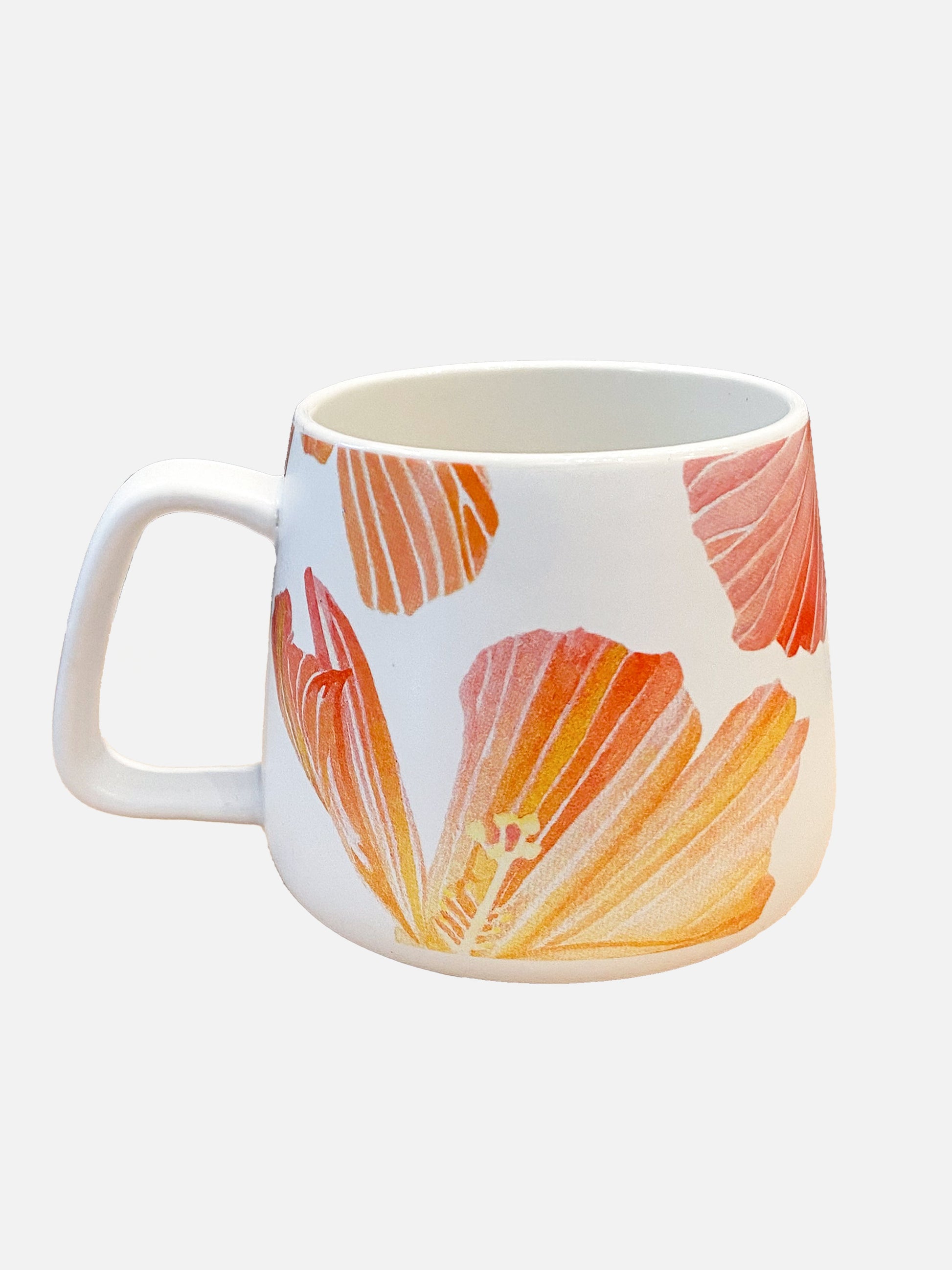💚 Porcelain Mug:  Hibiscus