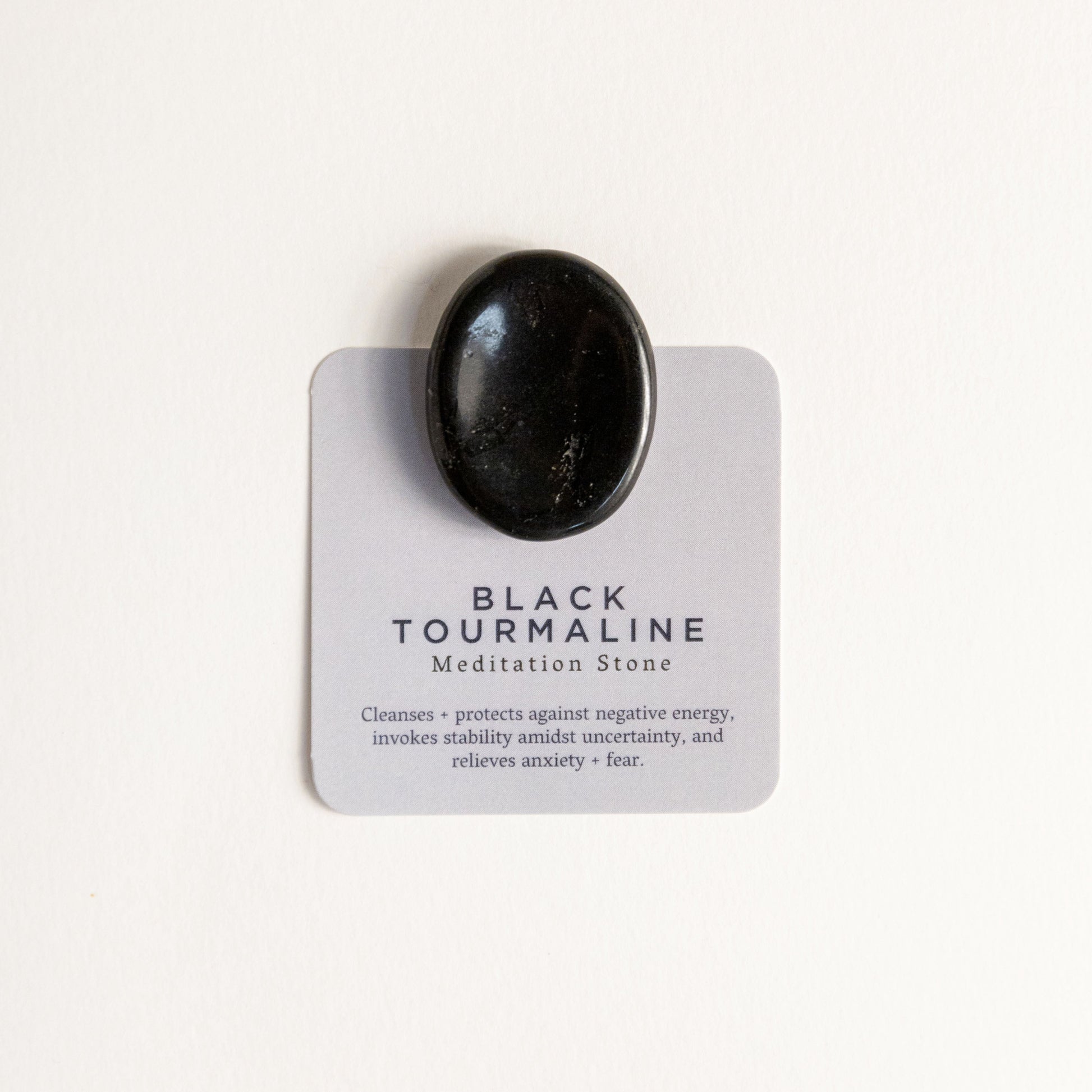 ☼ Black Tourmaline - Meditation Stone