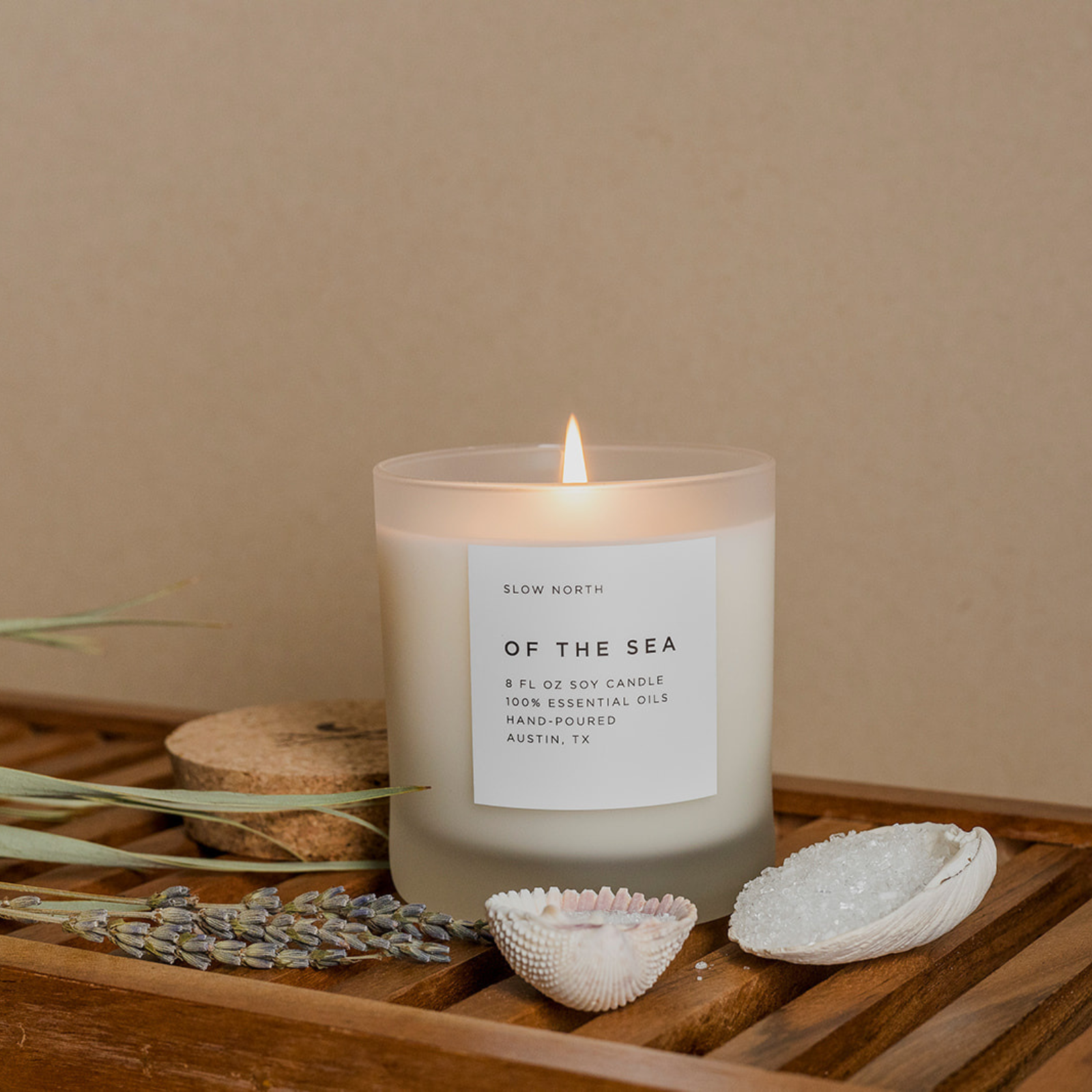 ☼ Of The Sea - Signature Candle (Eucalyptus + Lavender + Peppermint)