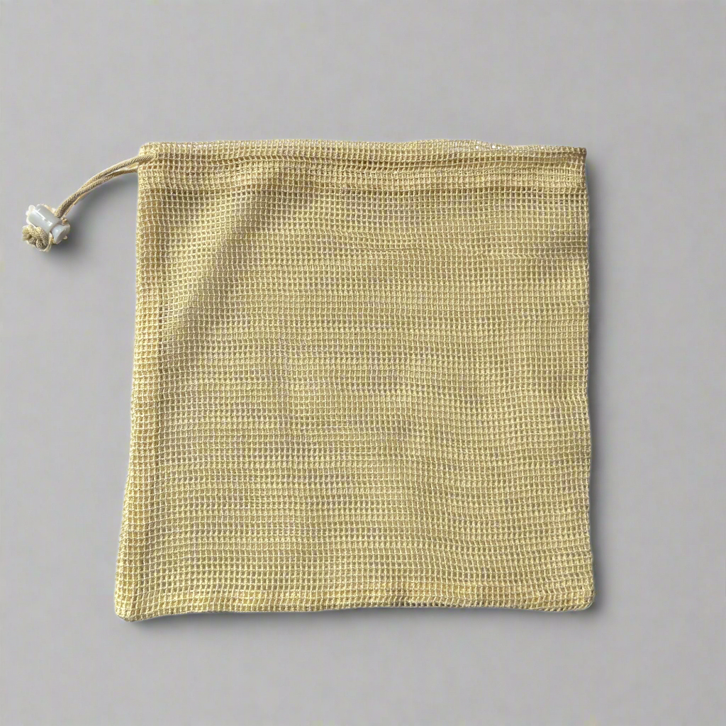☼ Cotton Mesh Laundry Bag