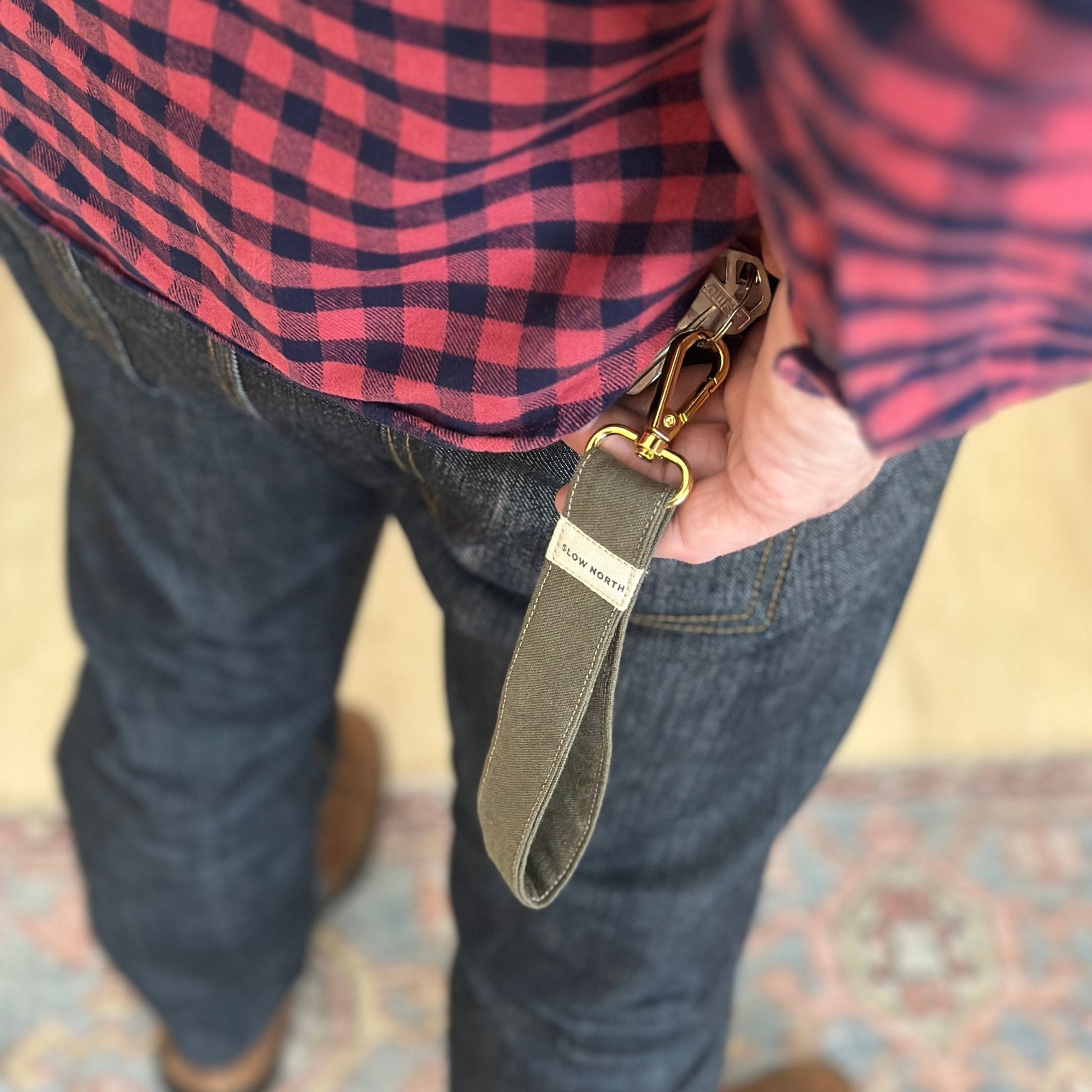 ☼ Wristlet Keychain - Olive