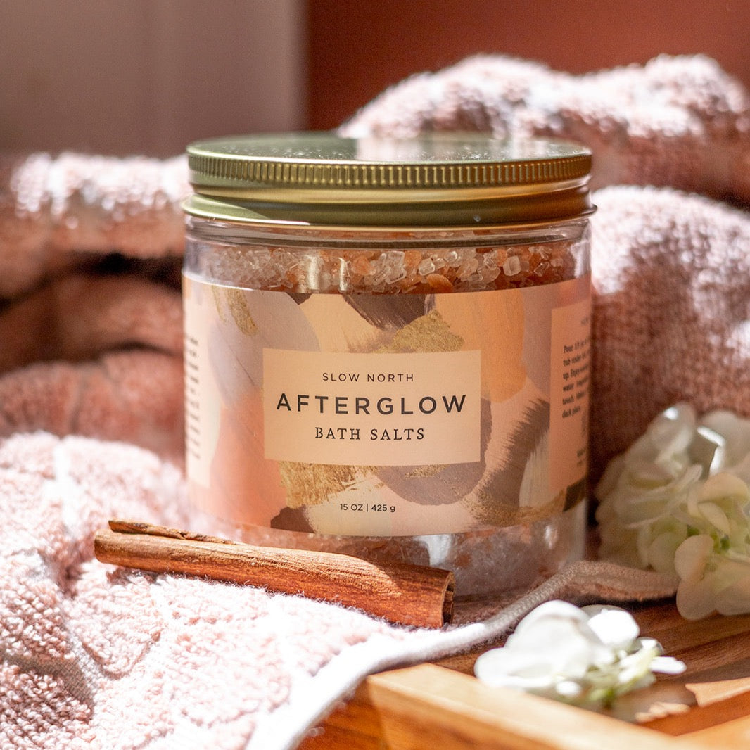 ☼ Afterglow Bath Salts - 15 oz Jar