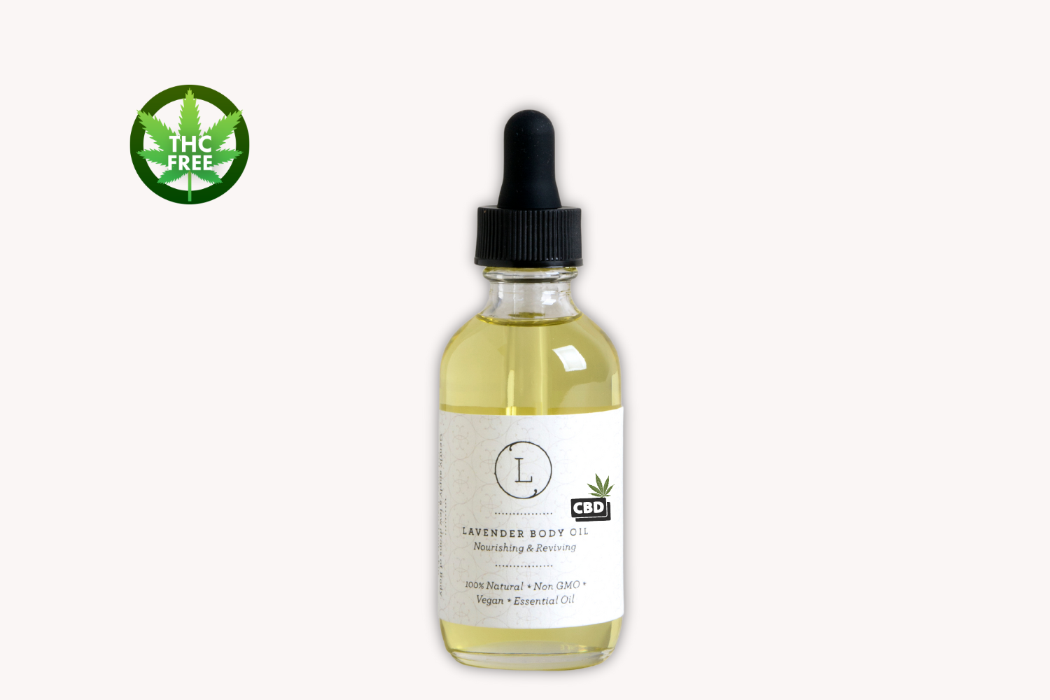 ⭐CBD Lavender Body Oil with CBD, Natural Moisturizing Body Oil (THC free)