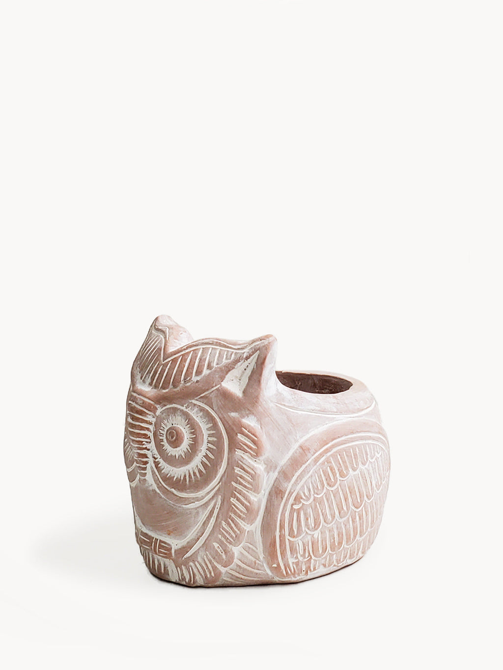 📦 Terracotta Pot - Horned Owl