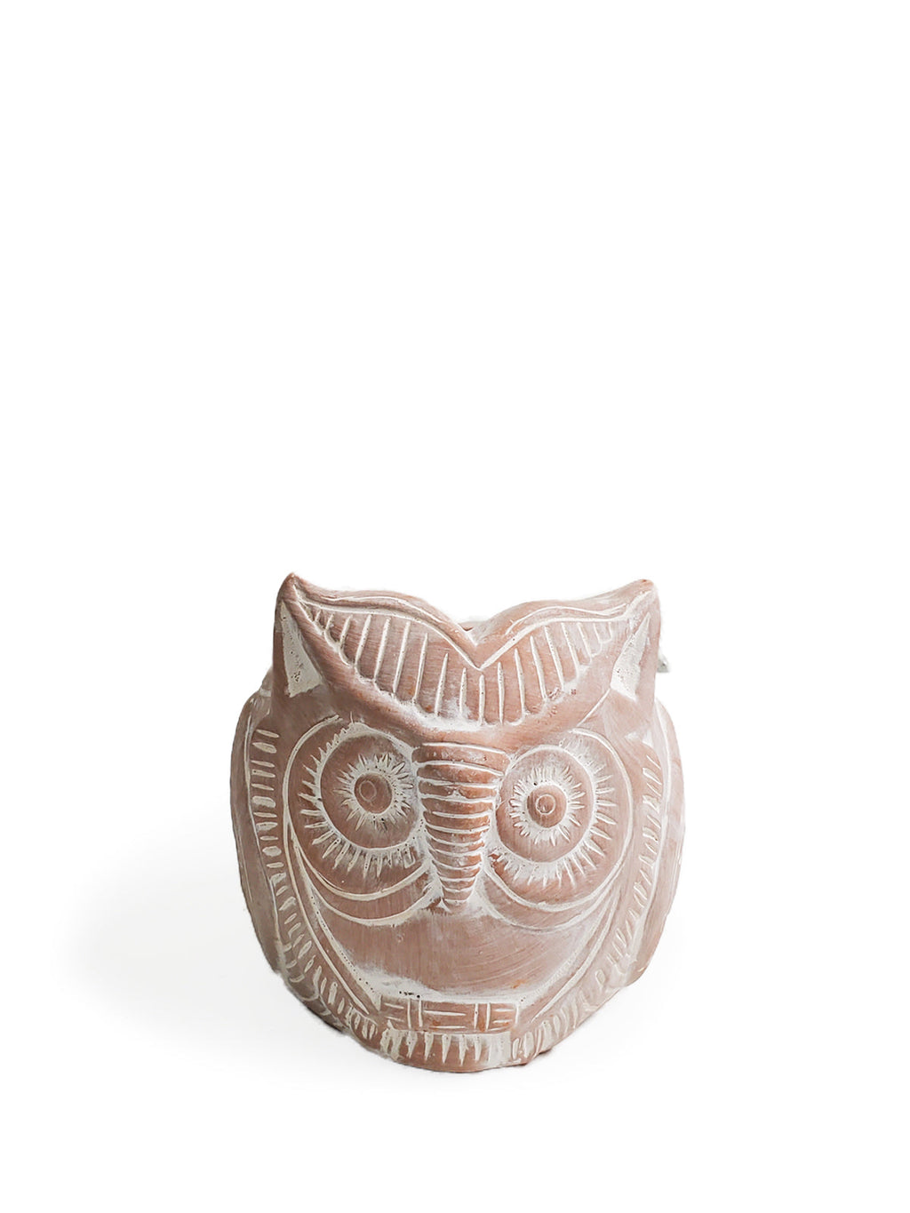 📦 Terracotta Pot - Horned Owl
