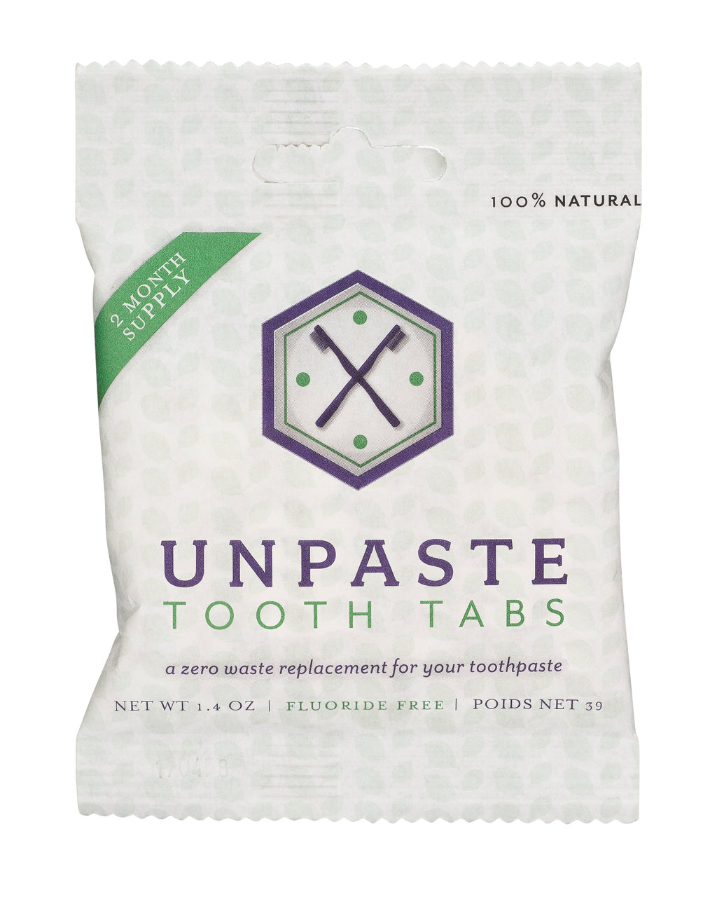 ☼ Unpaste Tooth Tabs - Fluoride Free