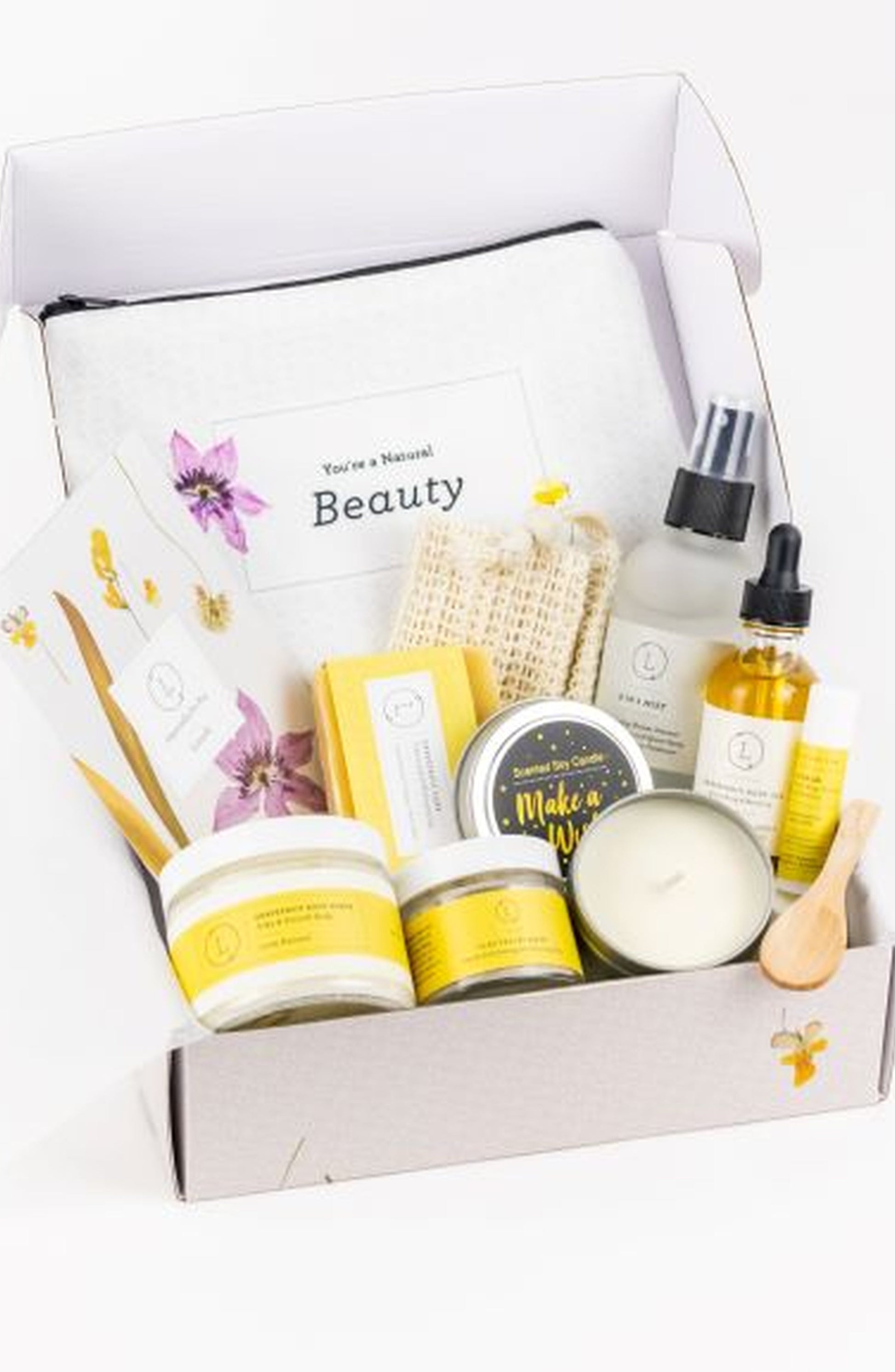 ⭐Citrus Care Package, Handmade Natural Bath and Body Gift box, Holiday spa box