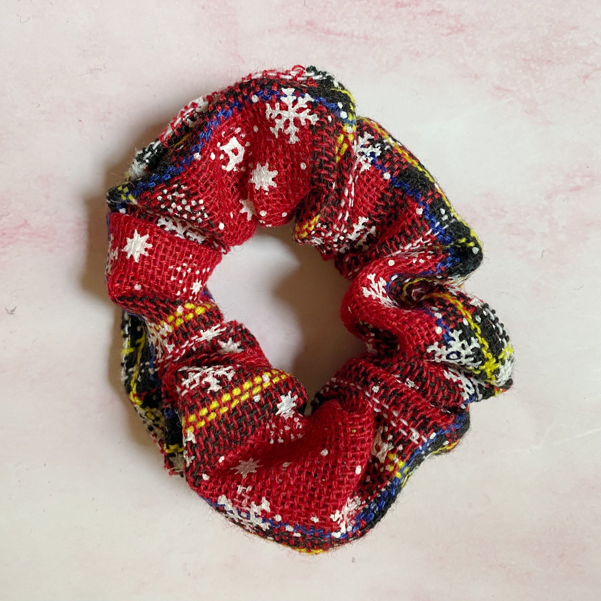 🧡 Merry Plaid Scrunch Set Of 4