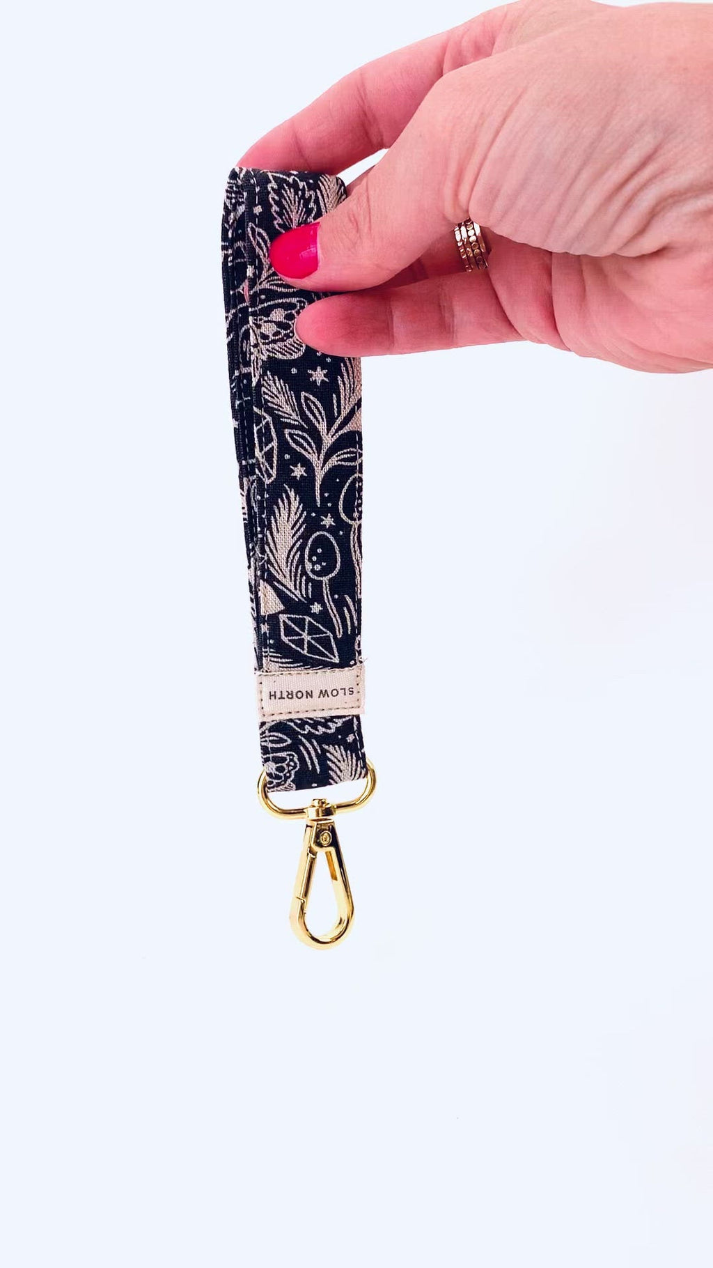 ☼ Wristlet Keychain - Mystical Mushroom