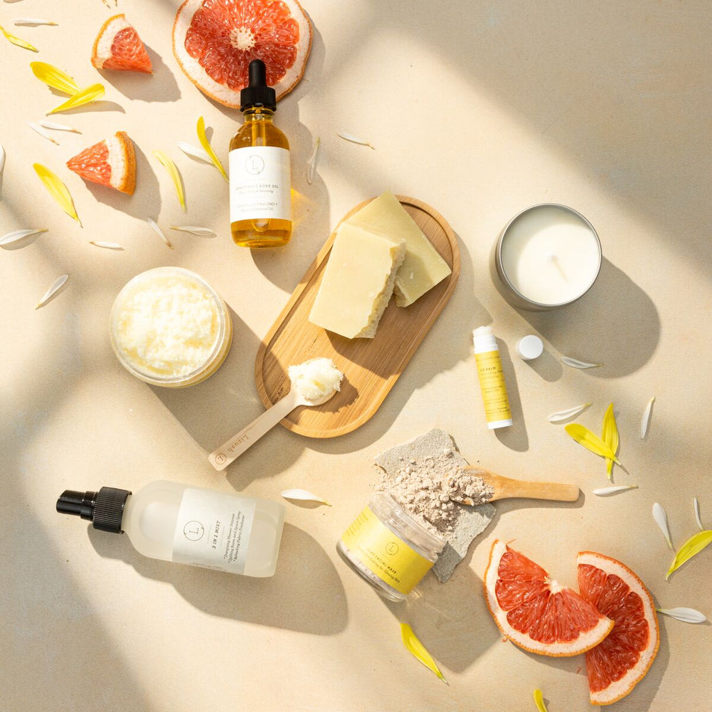 ⭐Citrus Care Package, Handmade Natural Bath and Body Gift box, Holiday spa box