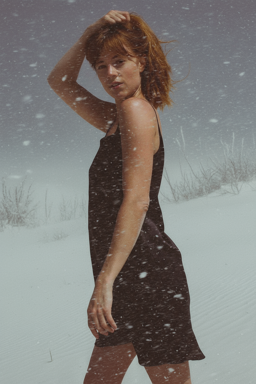 Vela Silk Dress in Jet Black; a Holiday Classic