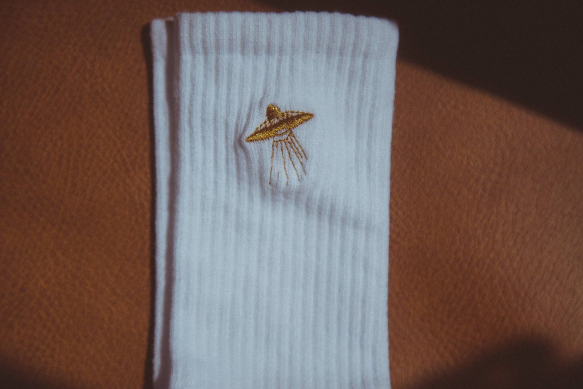 🎅 Cosmic Connections Embroidered Socks
