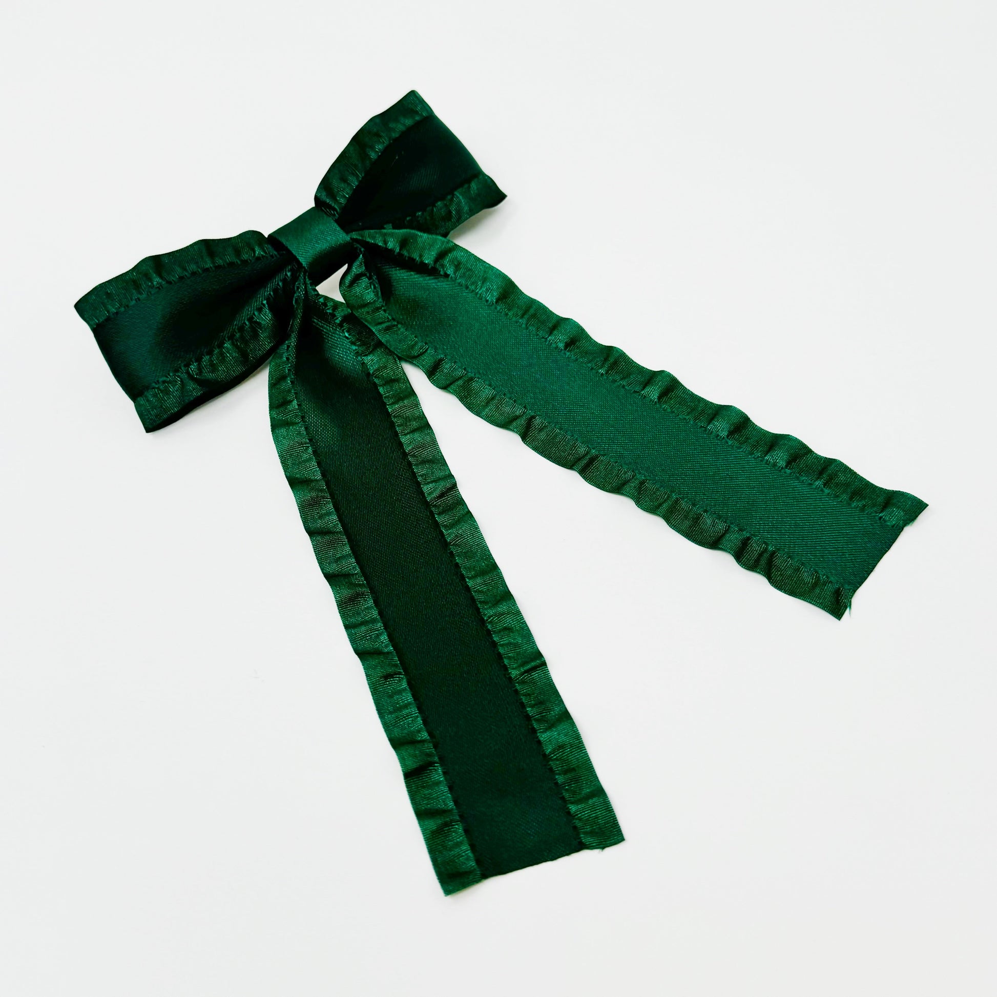 🧡 Love Game Frill Bow Hair Clip