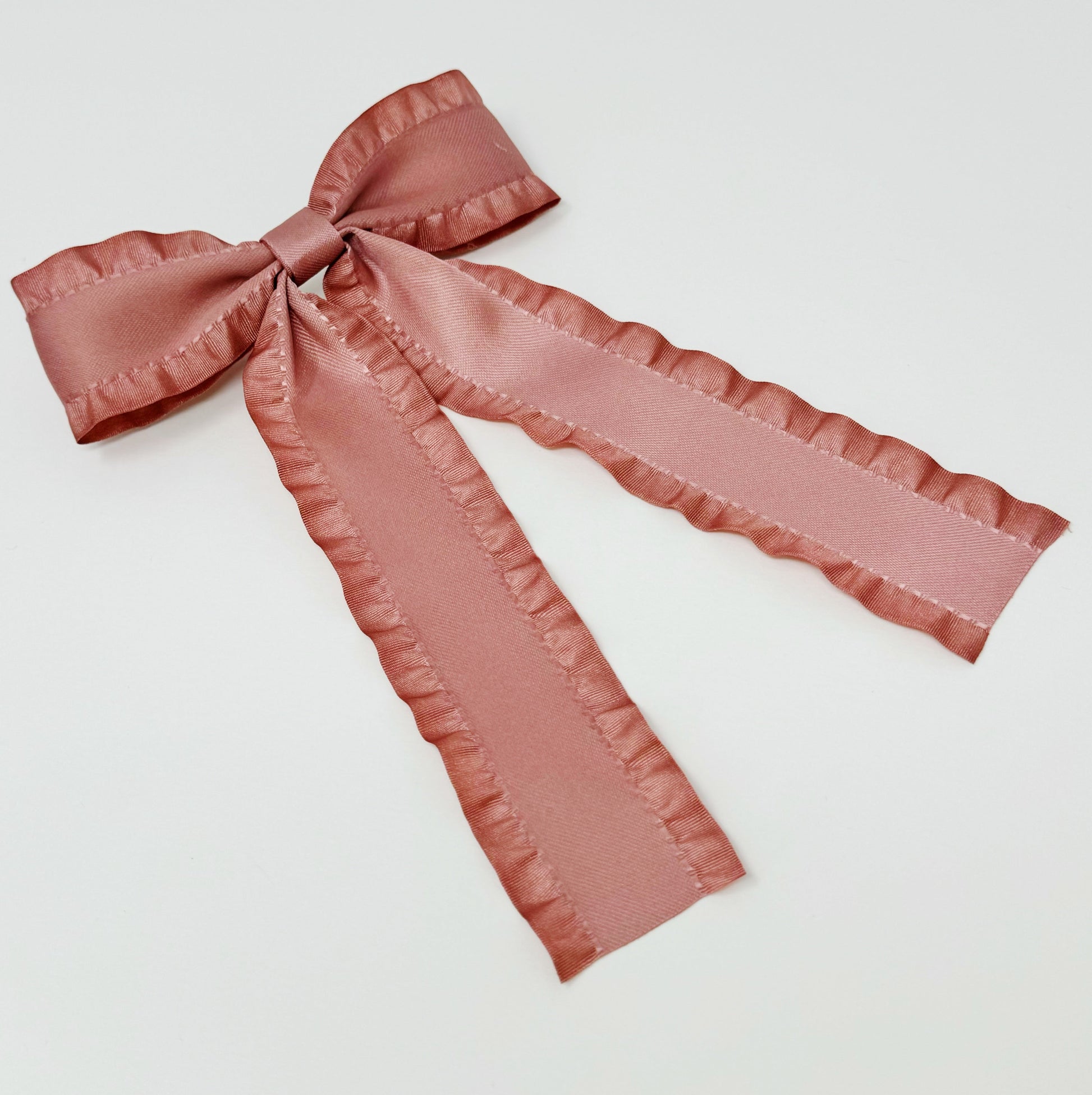 🧡 Love Game Frill Bow Hair Clip
