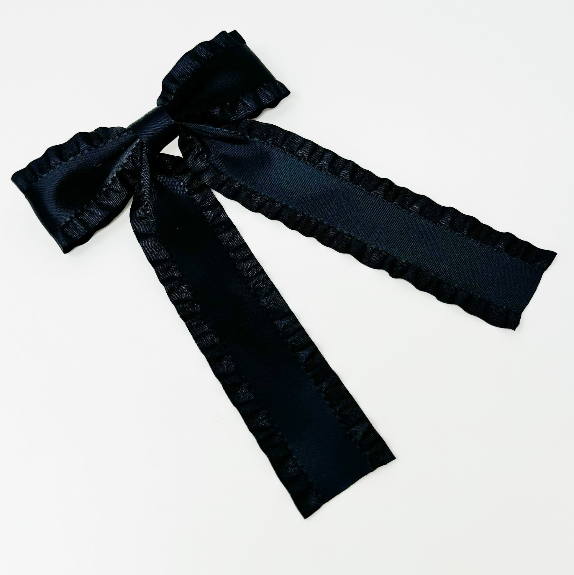 🧡 Love Game Frill Bow Hair Clip