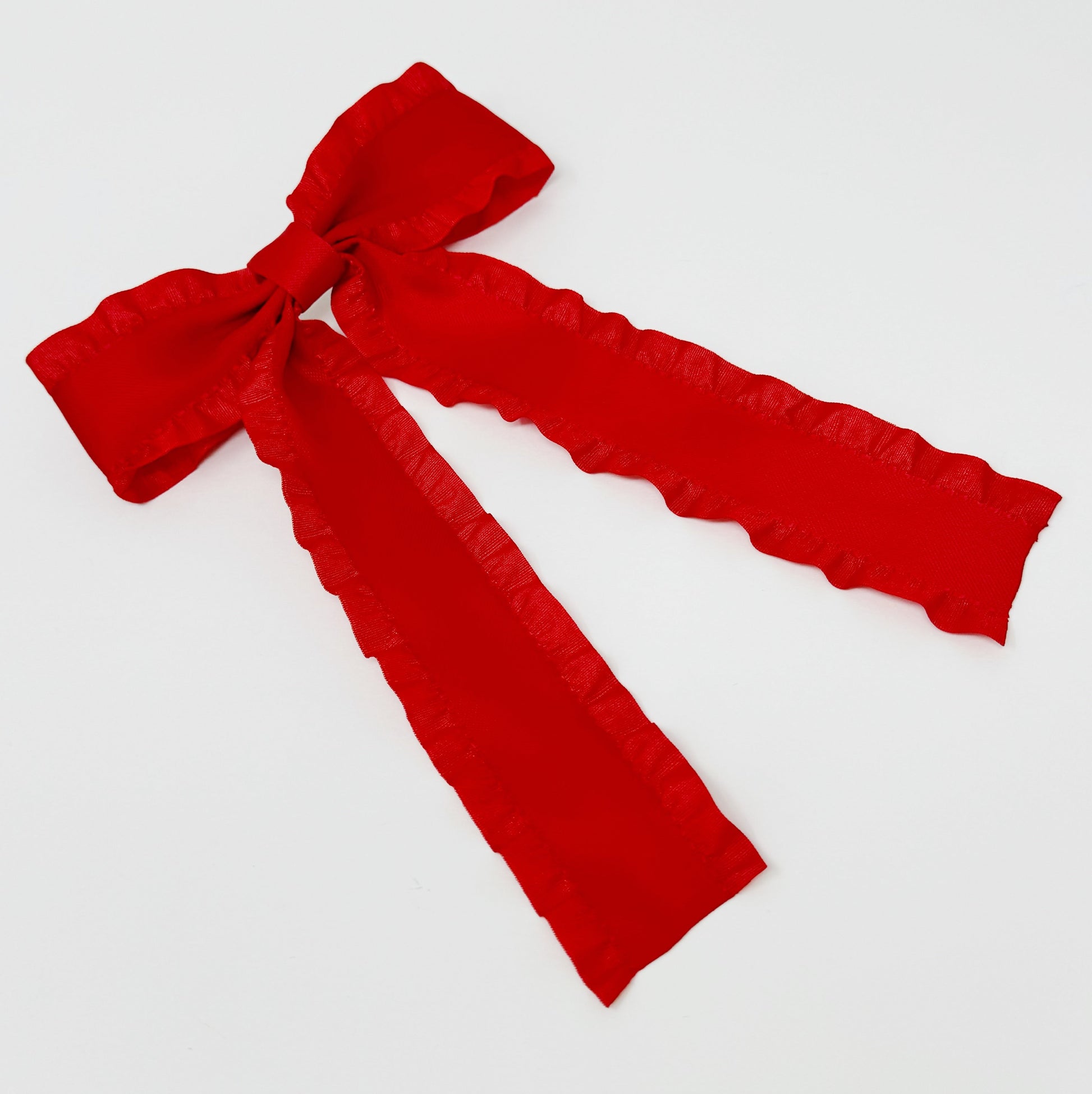 🧡 Love Game Frill Bow Hair Clip