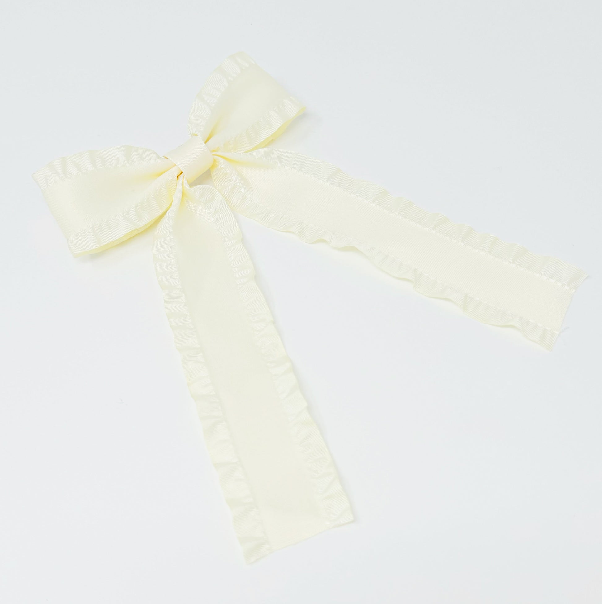 🧡 Love Game Frill Bow Hair Clip