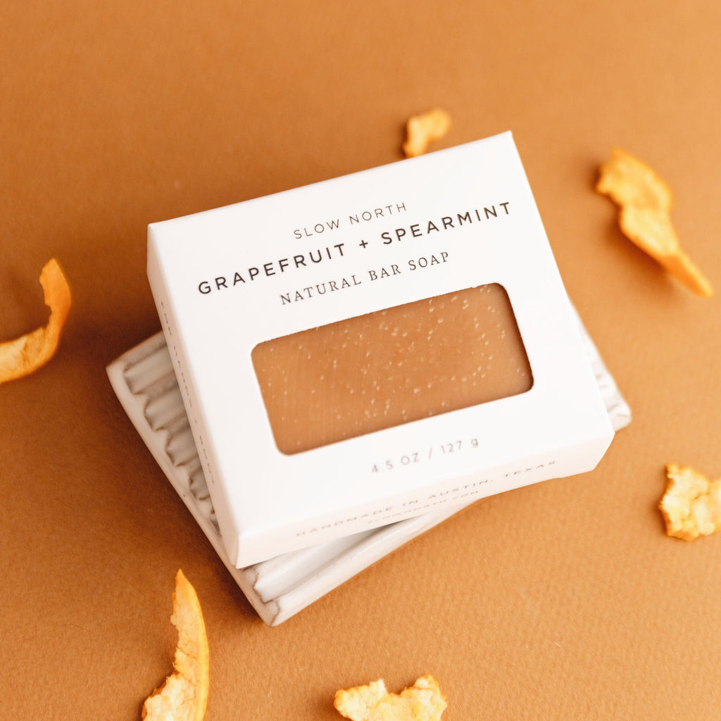 ☼ Grapefruit + Spearmint - Natural Bar Soap