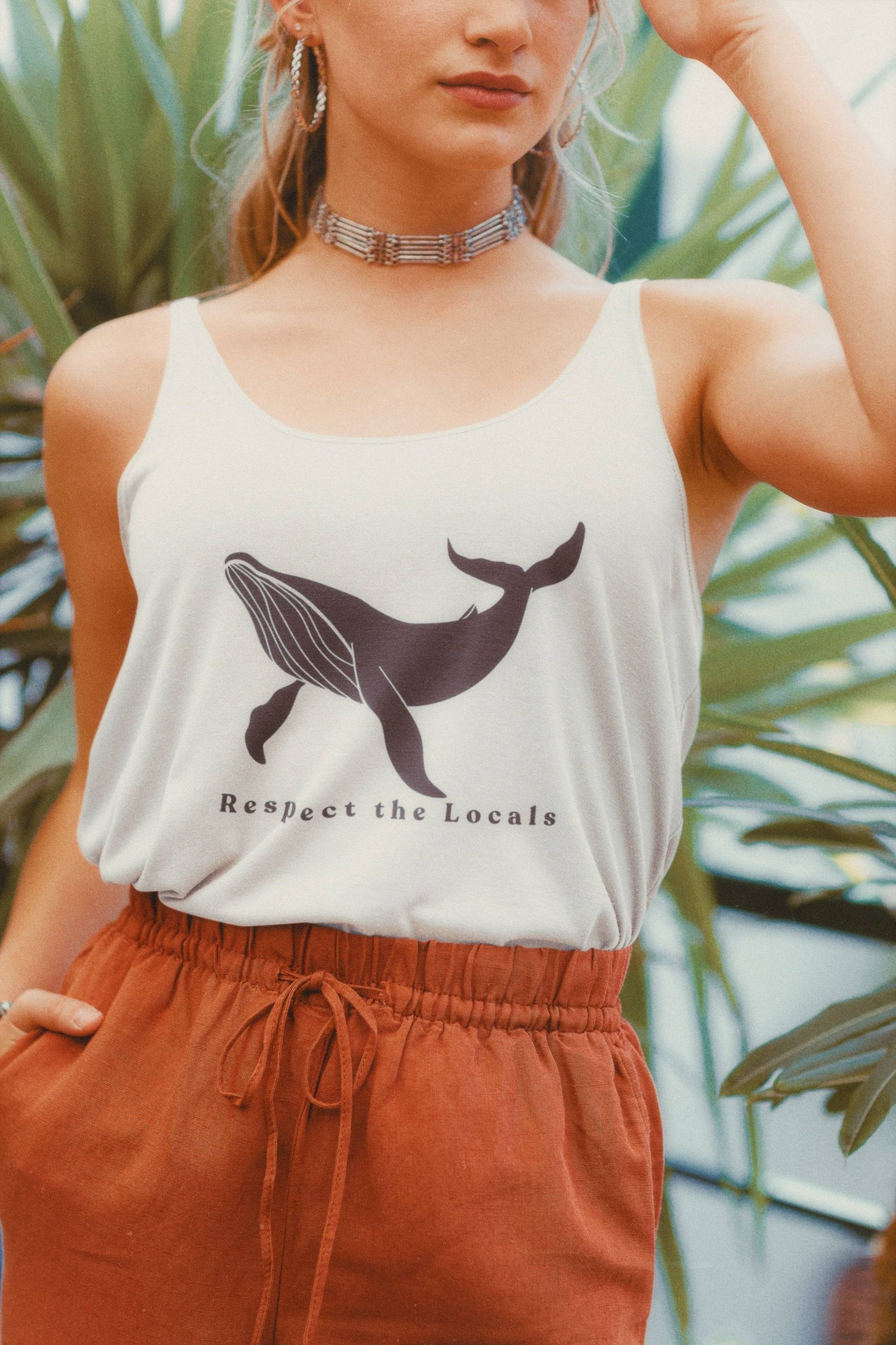 Respect the Locals - Unisex Organic Tank