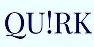 The word 'QU!RK' in a stylized font with exclamation marks on a white background