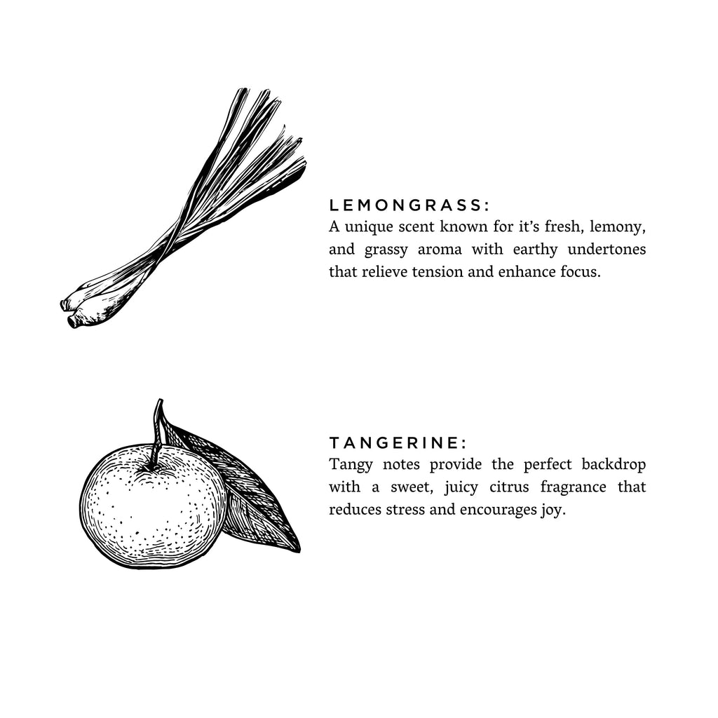 ☼ Mini Linen Spray - Lemongrass + Tangerine