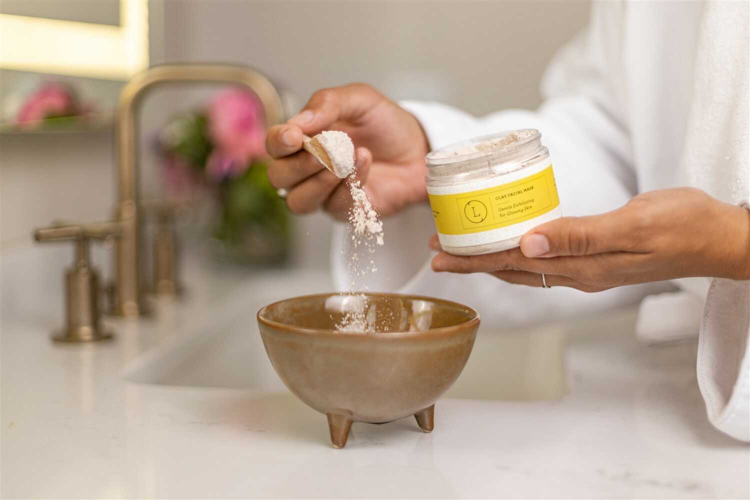⭐Natural Clay Facial Mask, Exfoliating Mask, Glowing skin Mask
