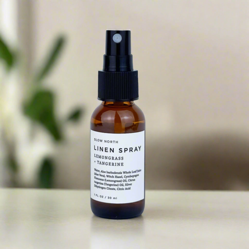 ☼ Mini Linen Spray - Lemongrass + Tangerine