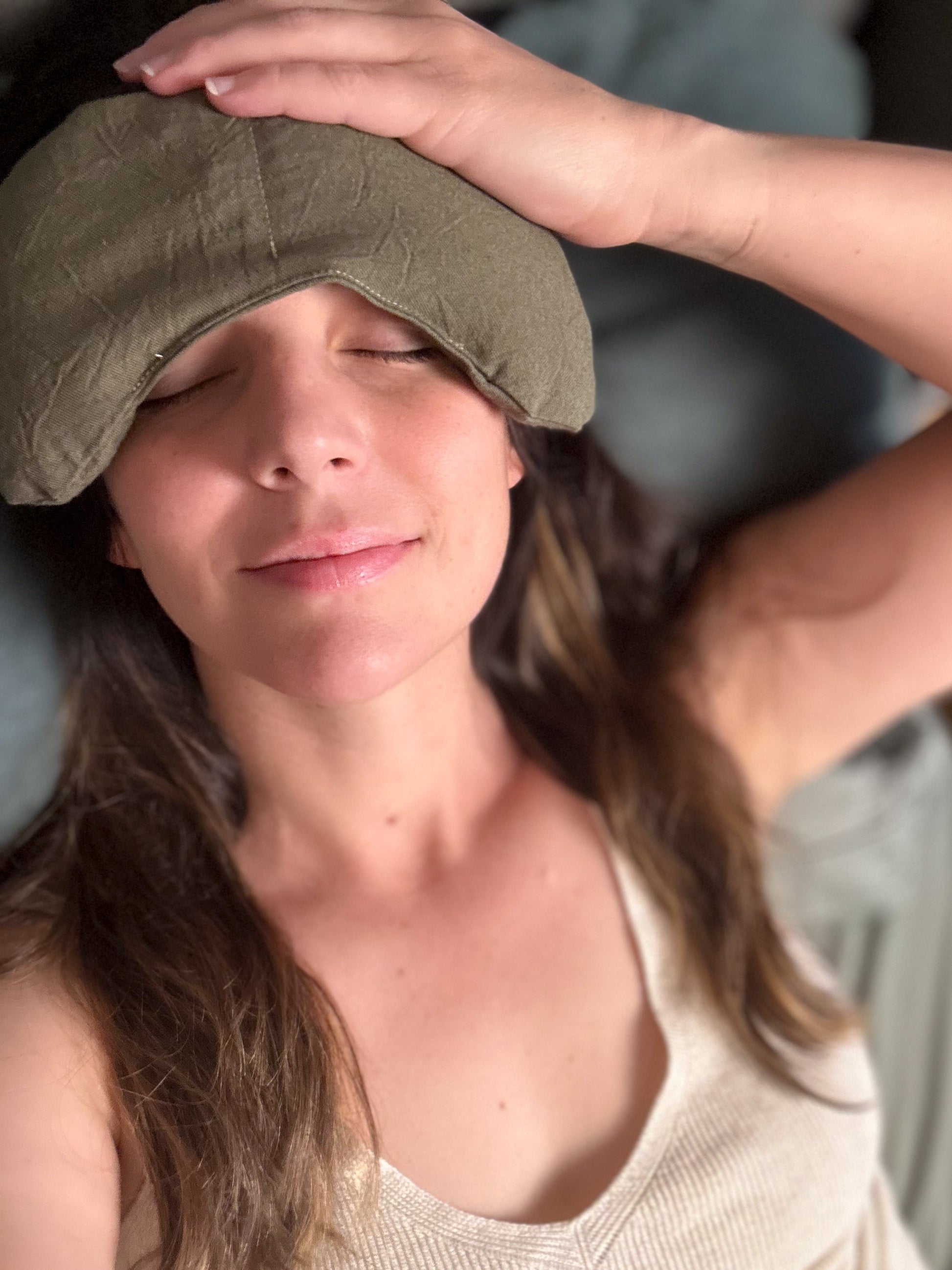 ☼ Tension Relief Eye Mask - Olive