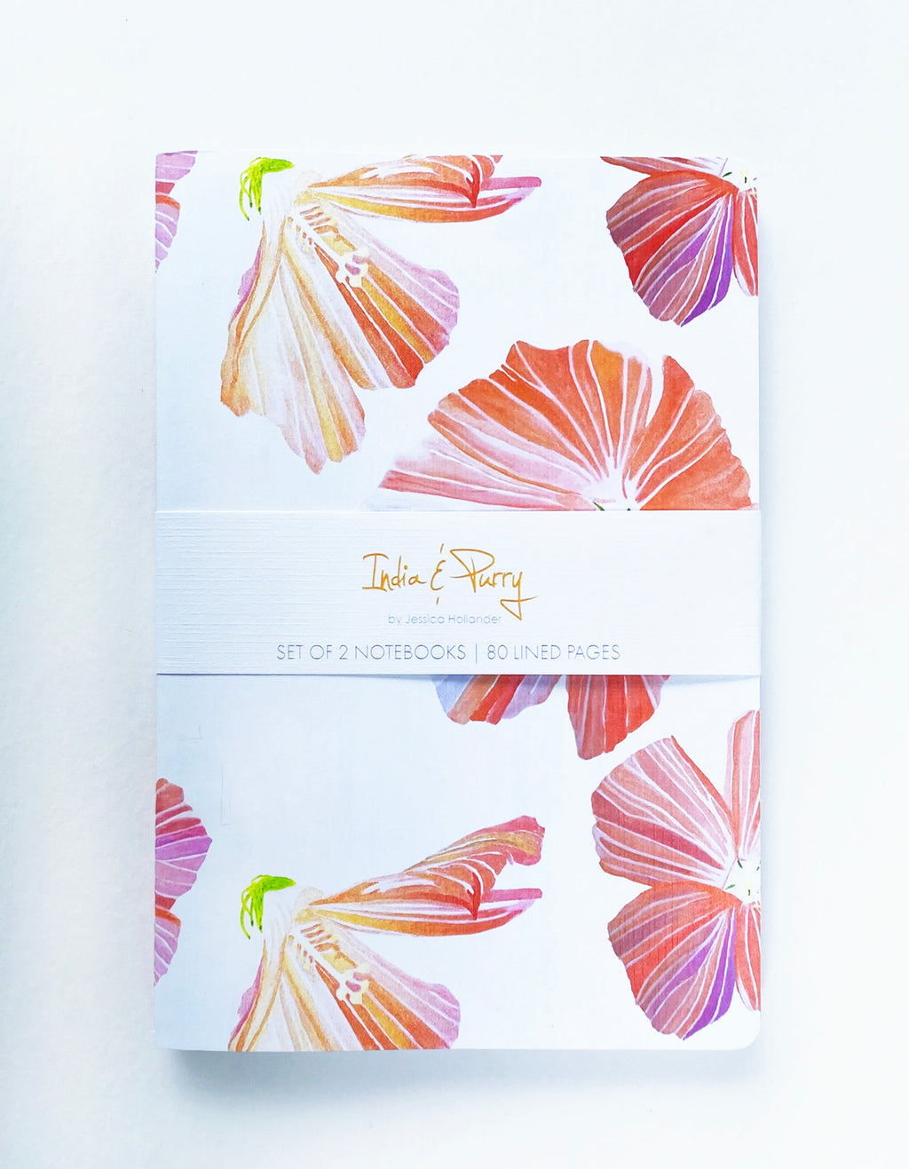 💚 Notebook Set:  Hibiscus & Cactus Flowers