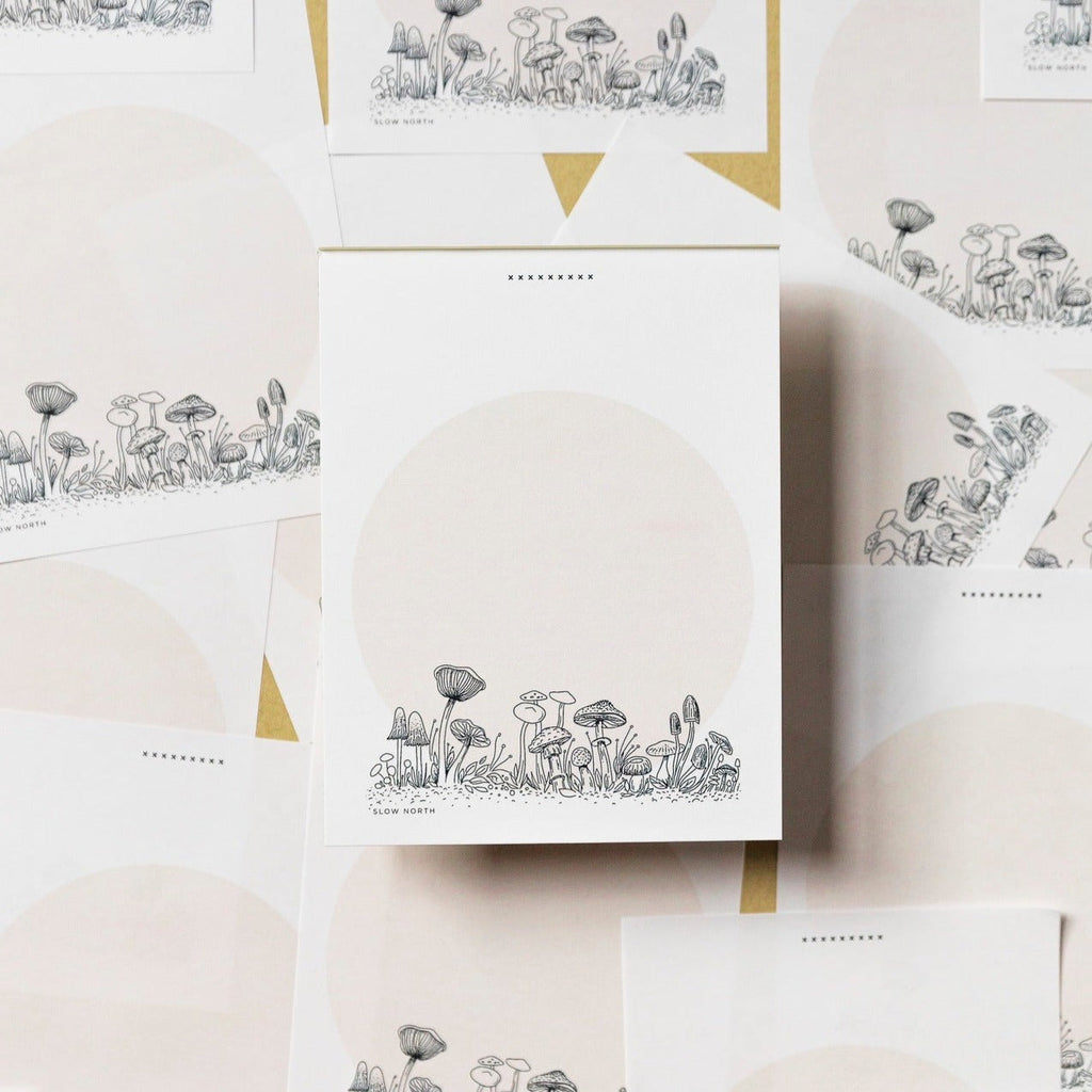 ☼ Wild Mushroom Notepad