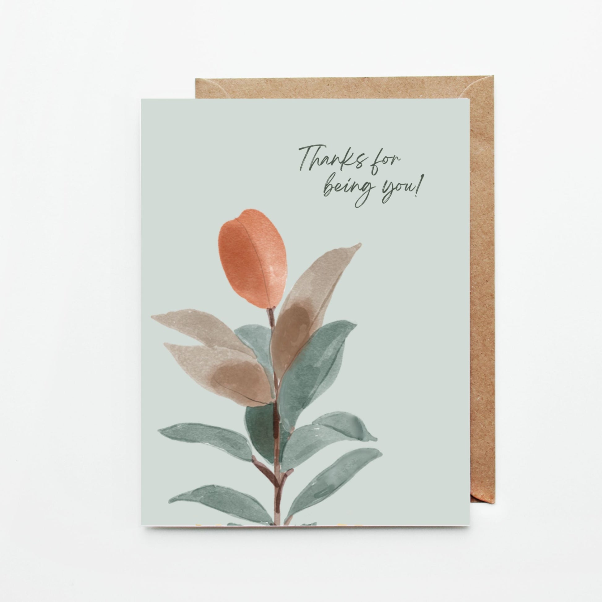 ☼ Thanks For Being You Card