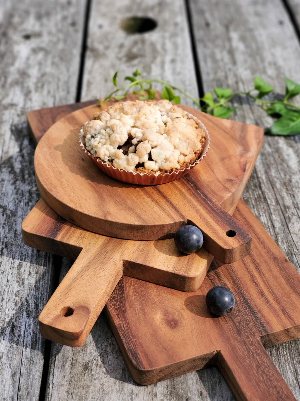 📦 Wooden Round Serving Board - Small