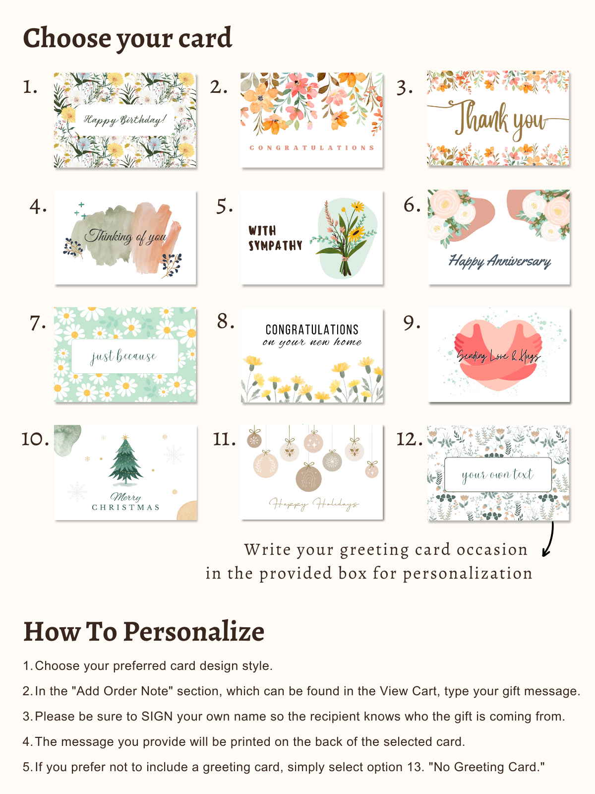 Personalized Gift Box With Wood board, Wood Spoon, Tea And Cookies