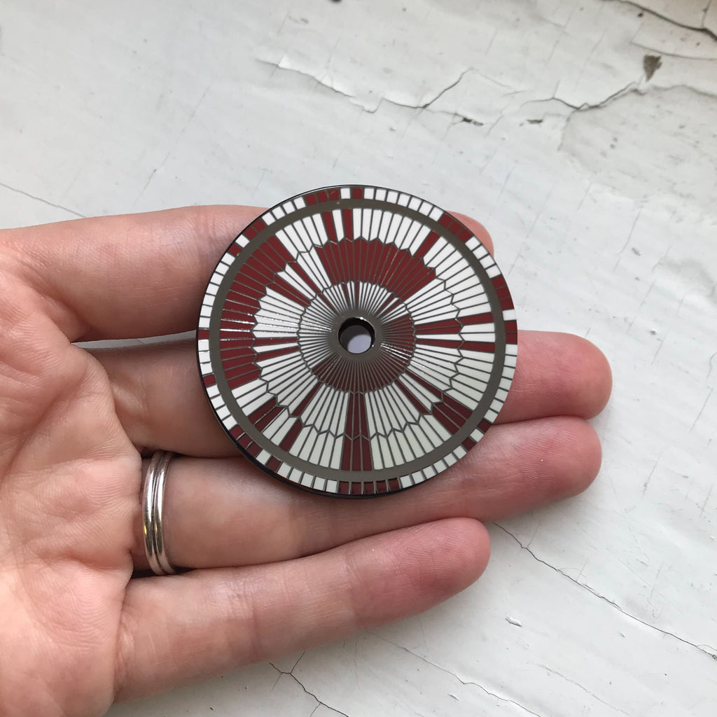 Dare Mighty Things Percy Rover Parachute Enamel Pin