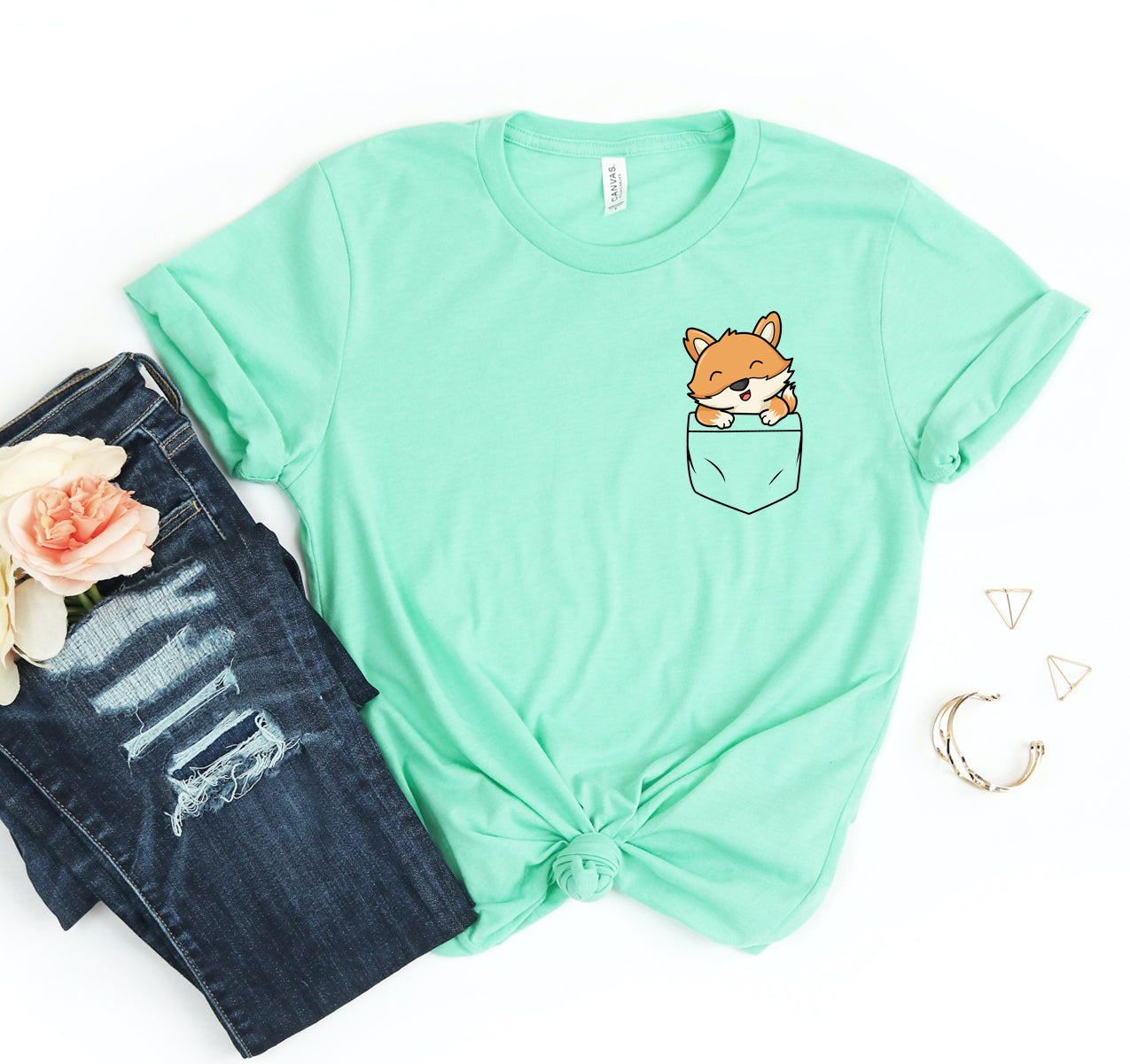 🤎 Pocket Fox T-shirt