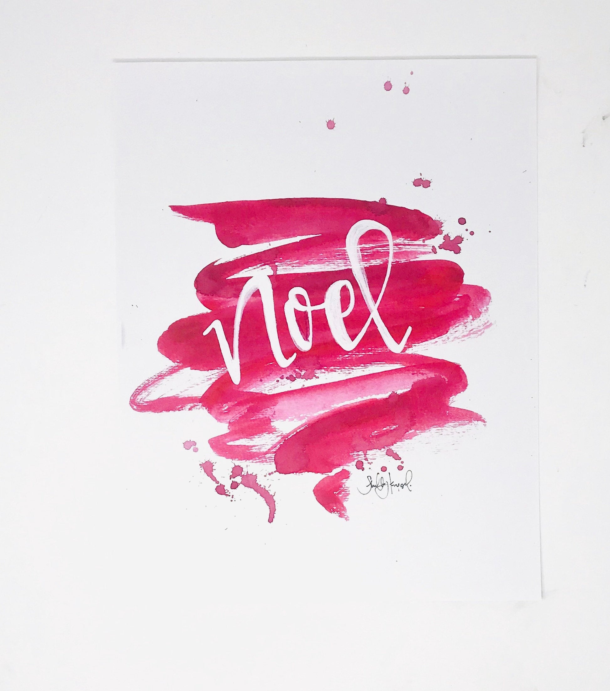 Noel Holiday Art Print – 11x14