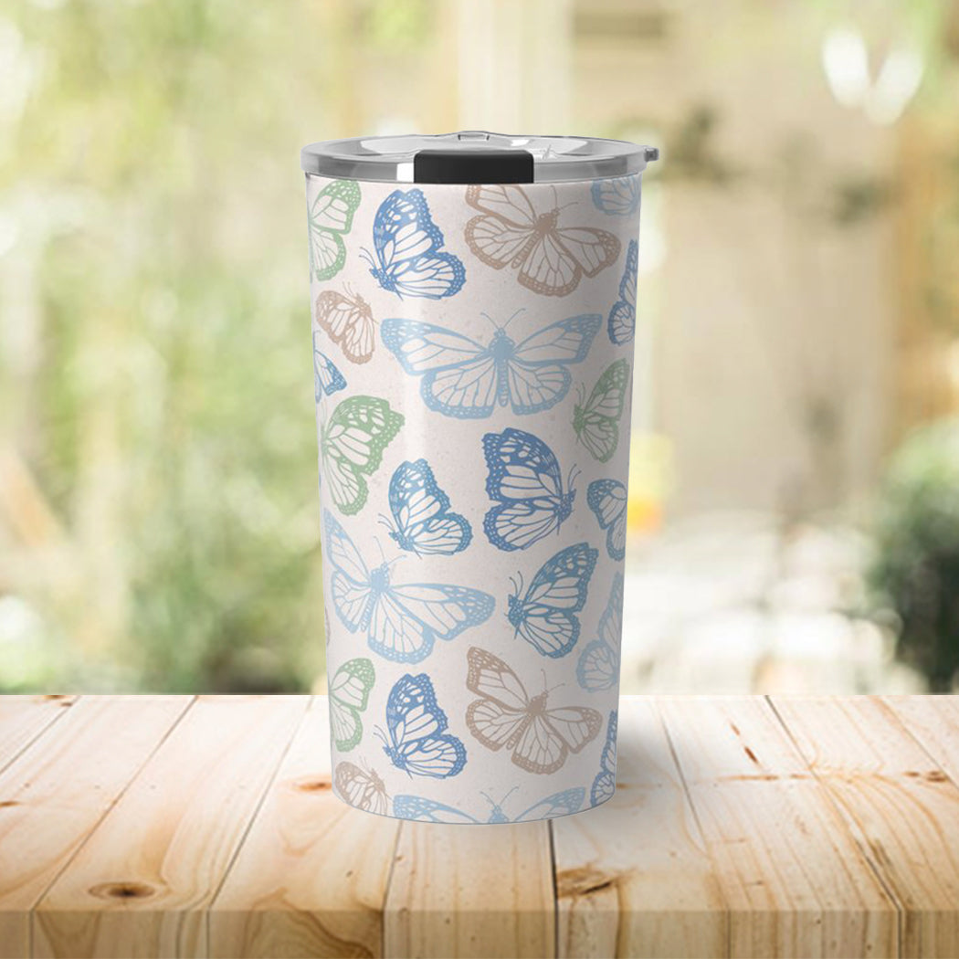Blue Butterfly Travel Mug