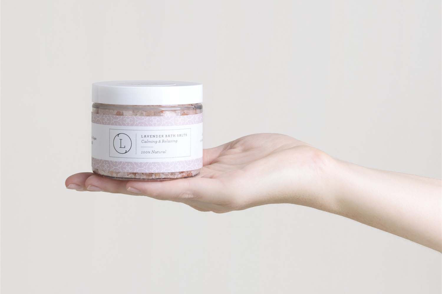 ⭐CBD Lavender Natural Bath Salt Soak with CBD. Made with Dead sea, Epsom and Himalayan salts