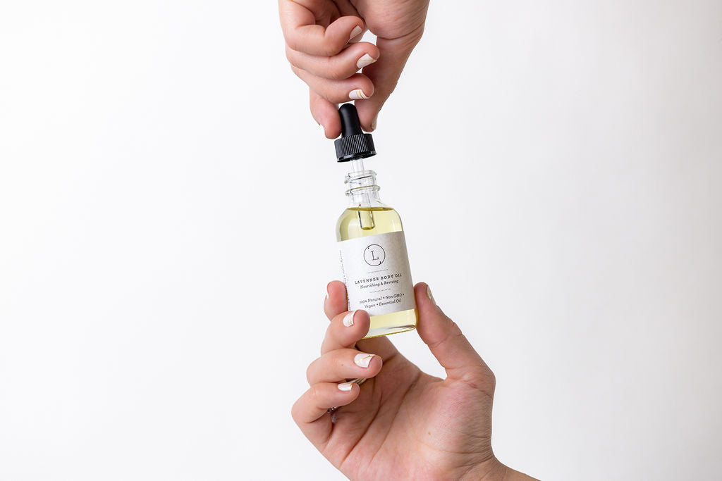 ⭐Lavender Body Oil, Natural Moisturizing Body Oil
