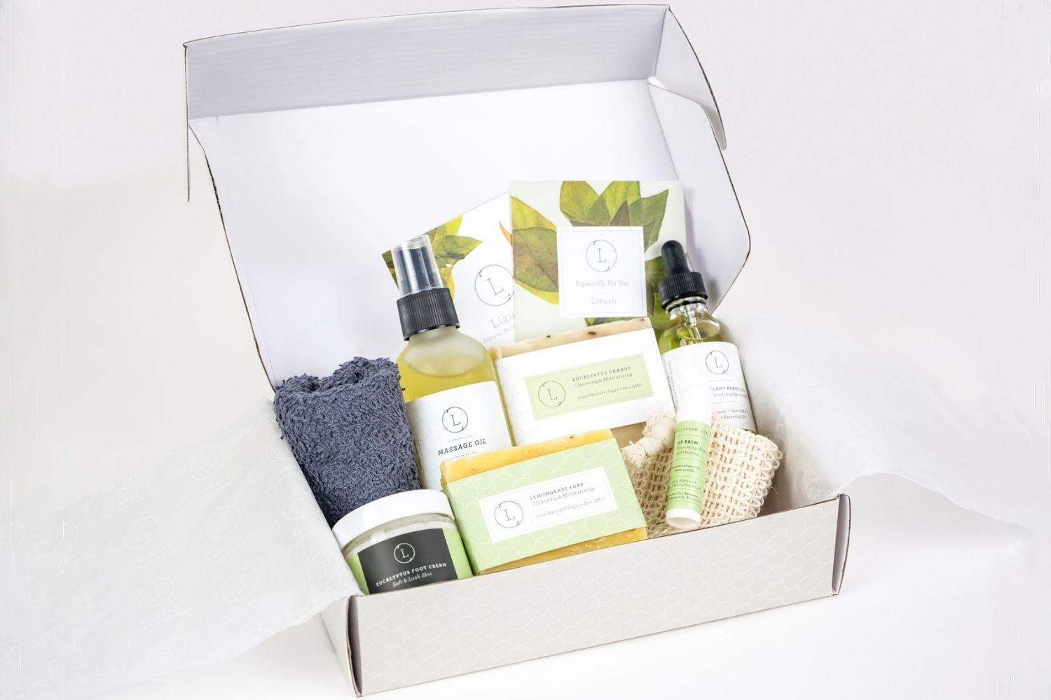 Holiday Gift for Dad -Fresh earthy Natural skincare set, Eucalyptus Men Grooming kit