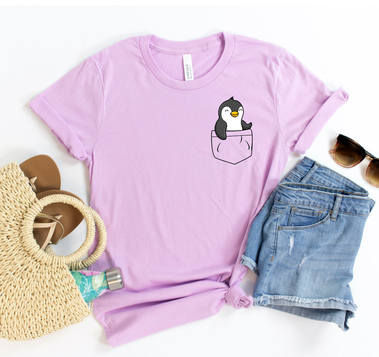 🤎 Pocket Penguin T-shirt