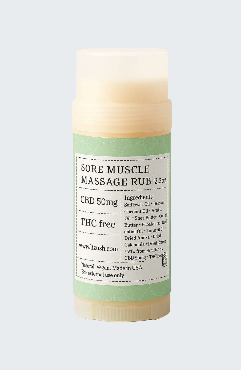 ⭐CBD - Muscle Rescue Balm - Stocking Stuffer for men, dad, athlete, runner Gift for men, Arnica Muscle mend sports idea, yoga, soccer, holiday gift (THC free)