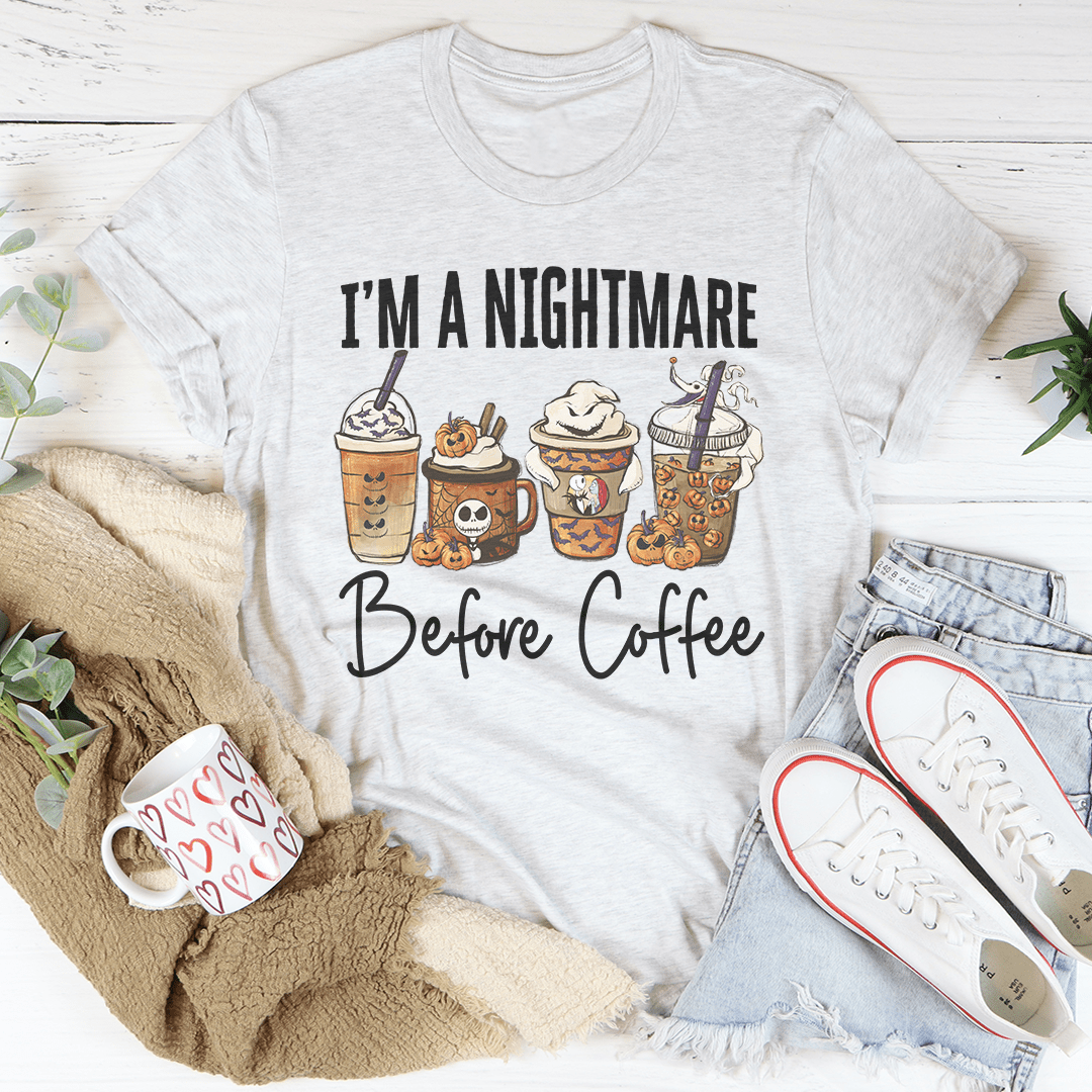 🖤 Nightmare Before Coffee Tee