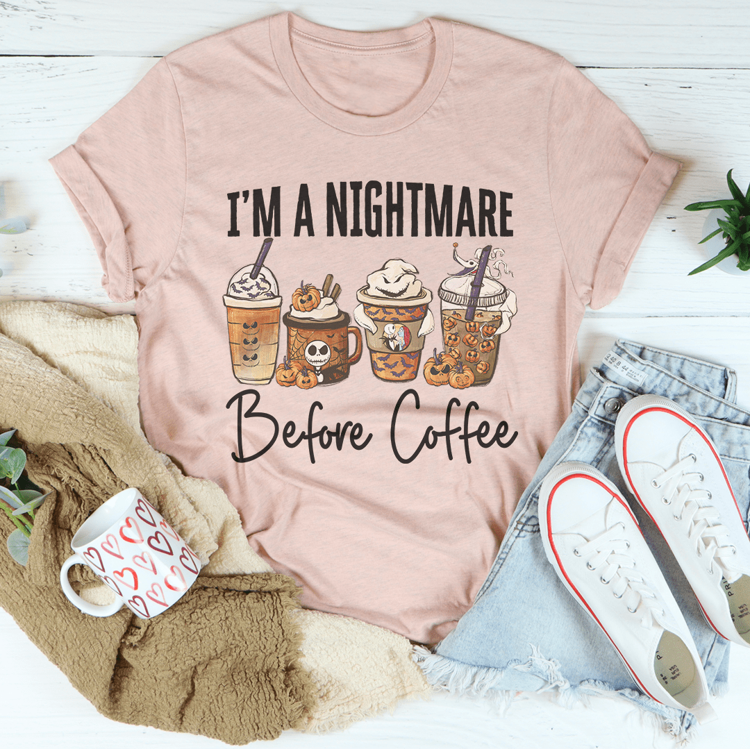 🖤 Nightmare Before Coffee Tee