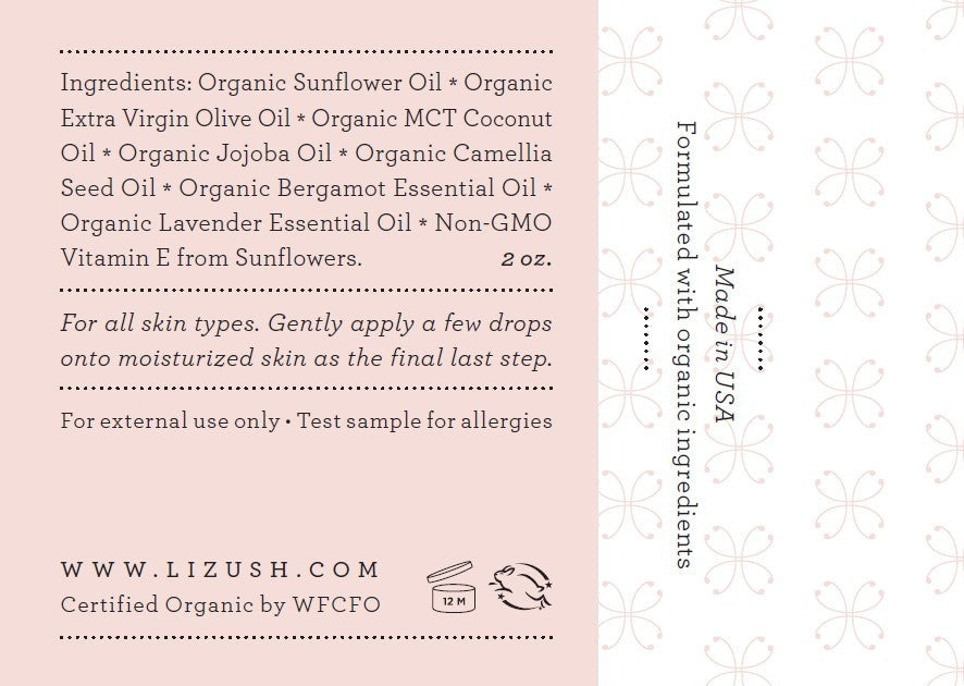 ⭐ORGANIC FACIAL OIL Seals and Protects