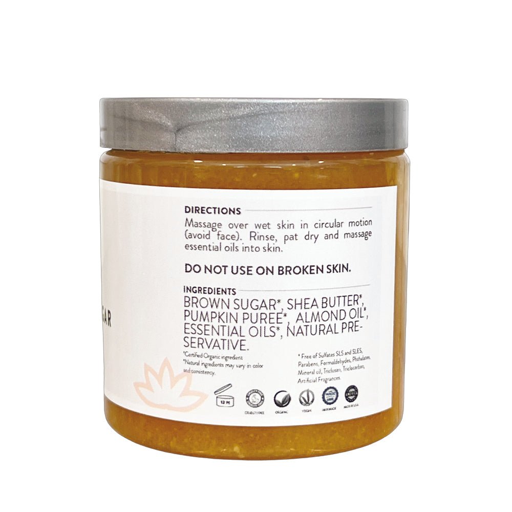 💜 Organic Pumpkin Shea Sugar Body Scrub