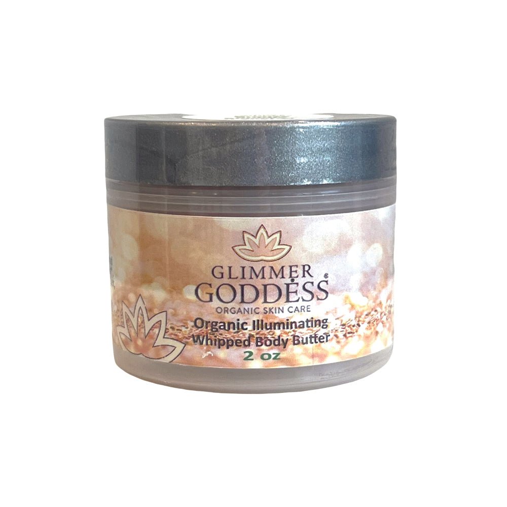 💜 Organic Shimmering Whipped Body Butter 2 oz. Travel Size